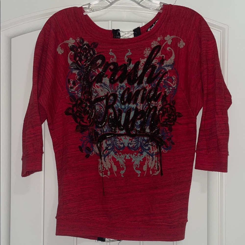 Crash & Burn Scarlet Knit Top